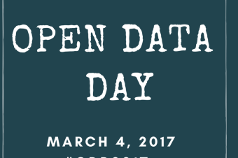 Open Data Day is March 4, 2017!